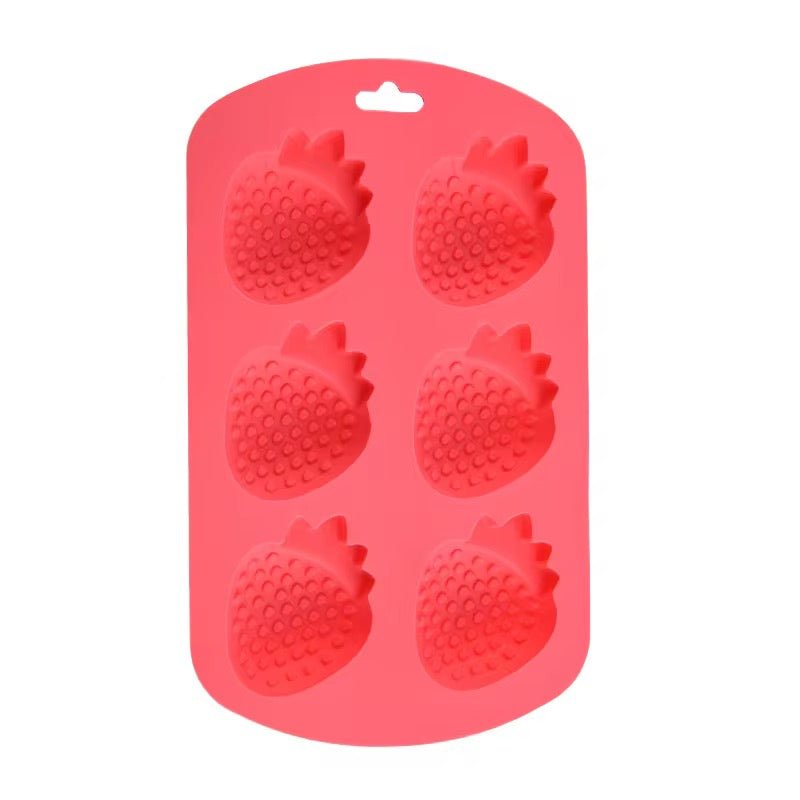 Silicone Strawberry Ice Mould - Home Phase