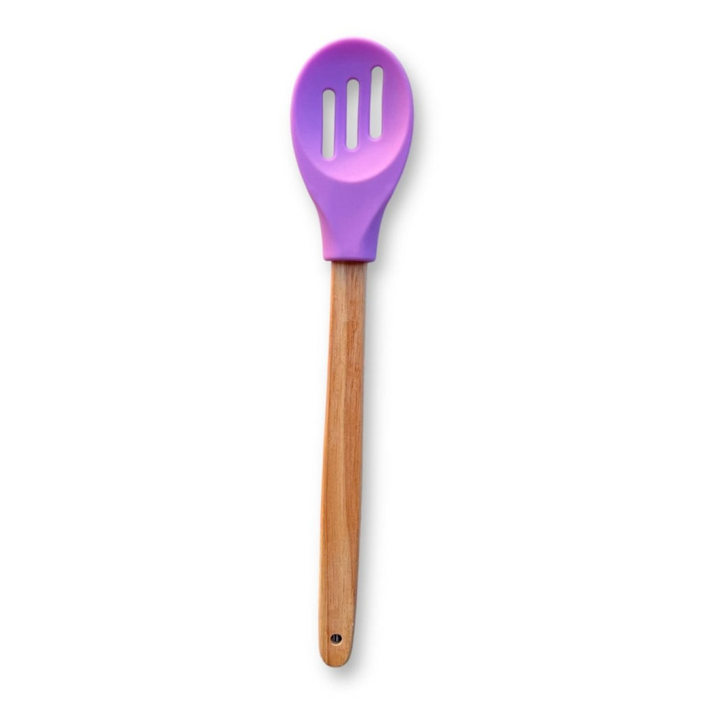 Silicone Utensil With Bamboo Handle - Style Phase Home