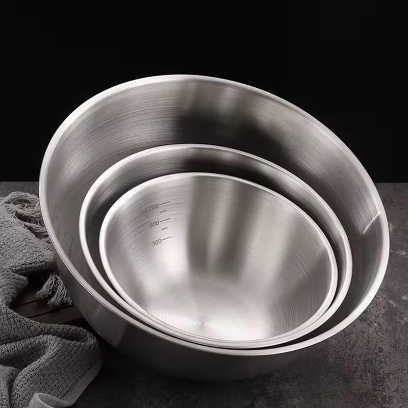 Silver Stainless Steel Mixing Bowl - Home Phase