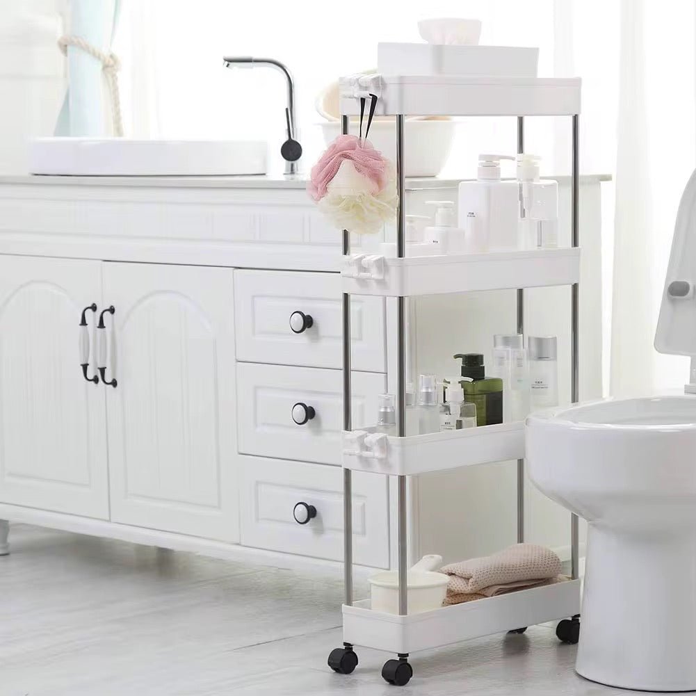 Slim 4 Tier Multifunction Storage Trolley - Home Phase
