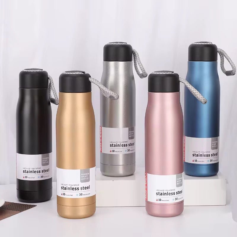 Smart Stainless Steel Vacuum Insulated Flask - 420 ml - Style Phase Home