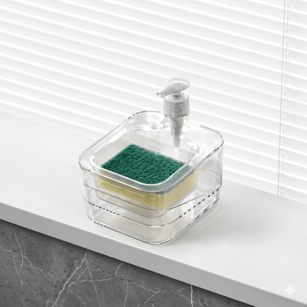 Soap Caddy With Sponge - Large - Home Phase