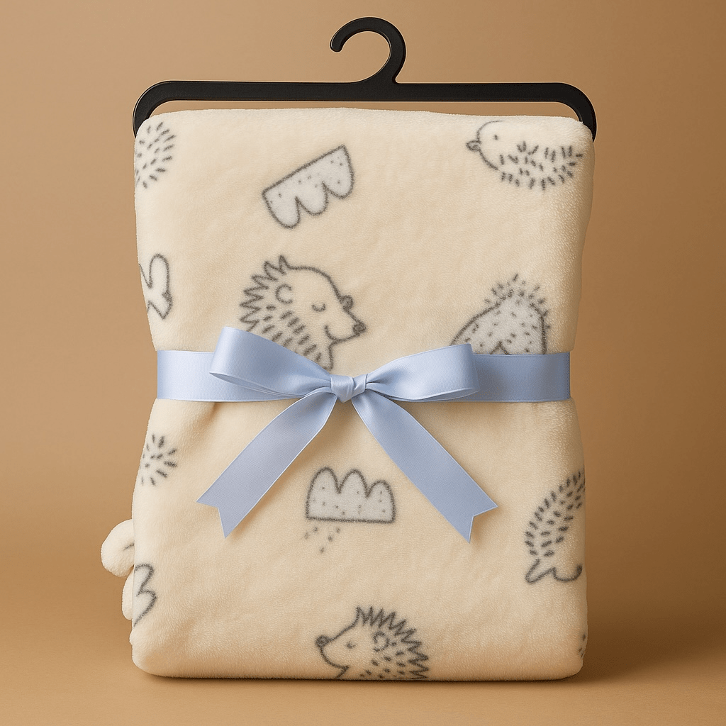 Soft Coral Fleece Baby Blanket - 75 x 100 cm - Style Phase Home