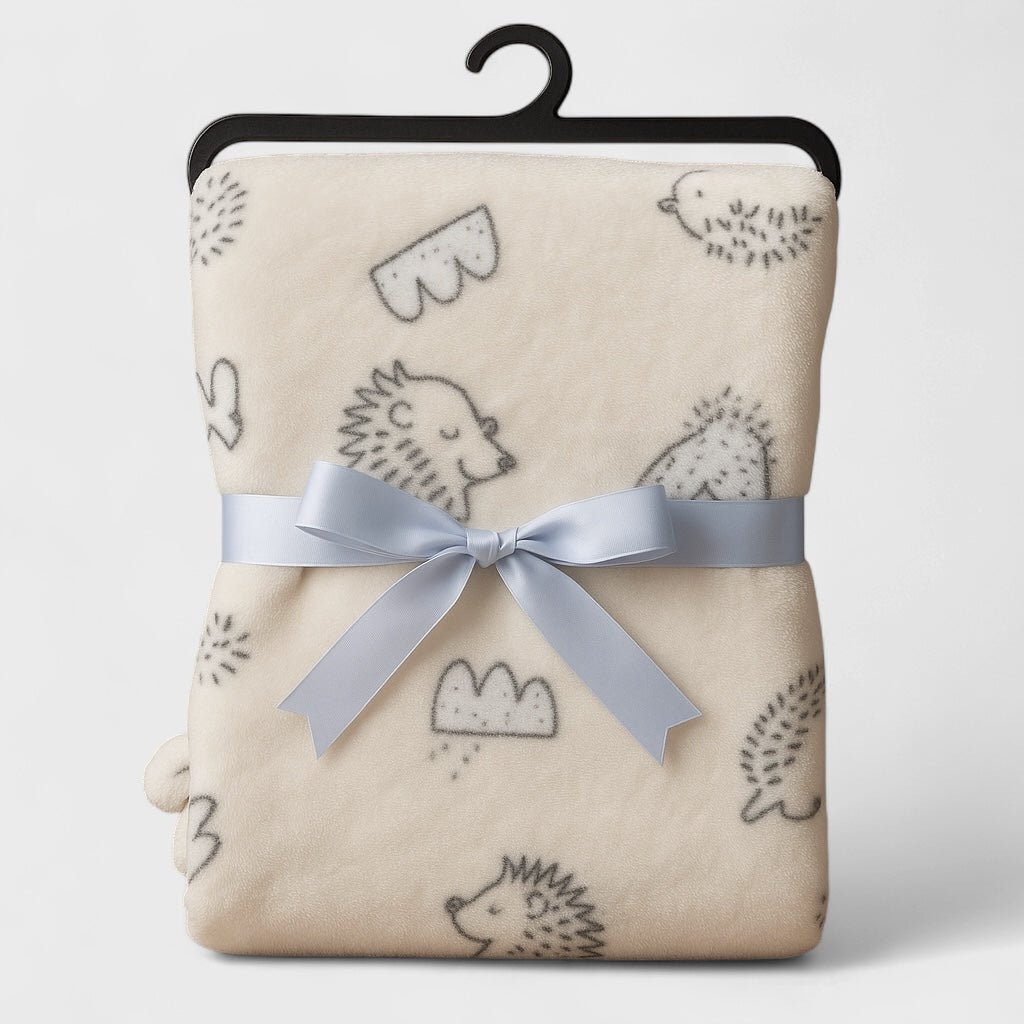 Soft Coral Fleece Baby Blanket - 75 x 100 cm - Style Phase Home