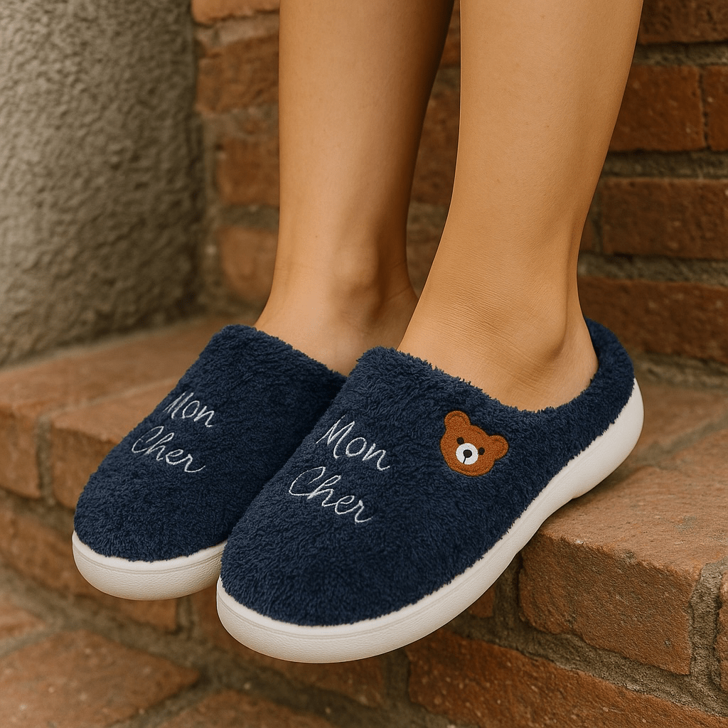 Soft Fluffy Teddy Winter Slipper - Style Phase Home