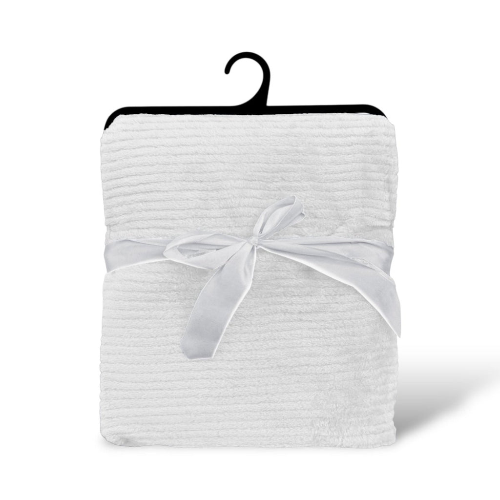 Soft Ribbed Fleece Baby Blanket - 75 x 100 cm - Style Phase Home