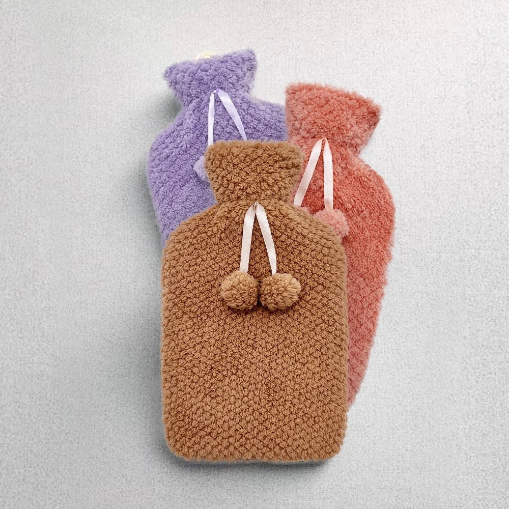 Soft Waffle Fleece Hot Water Bottle - Style Phase Home