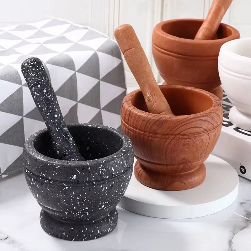 Speckled Black Mortar and Pestel Set - Home Phase