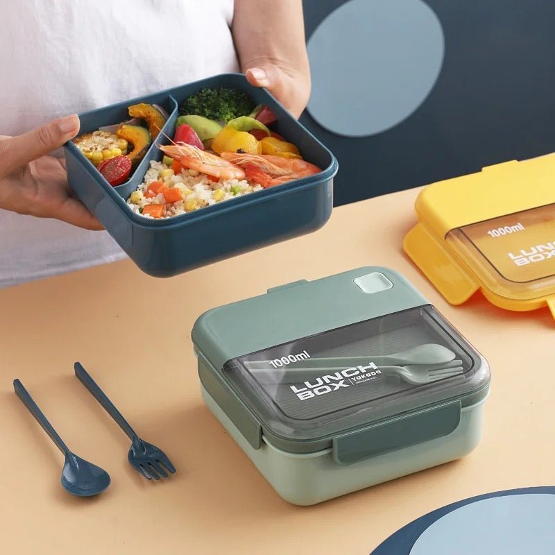 Square Bento Lunchbox - 1000ml - Style Phase Home