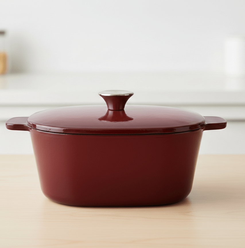 Square Cast Iron Pot - 28 x 22 cm - Home Phase