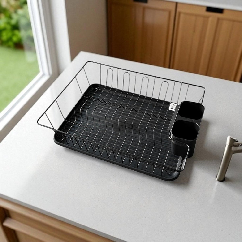 Stainless Steel Dish Rack + Drip Tray - Home Phase