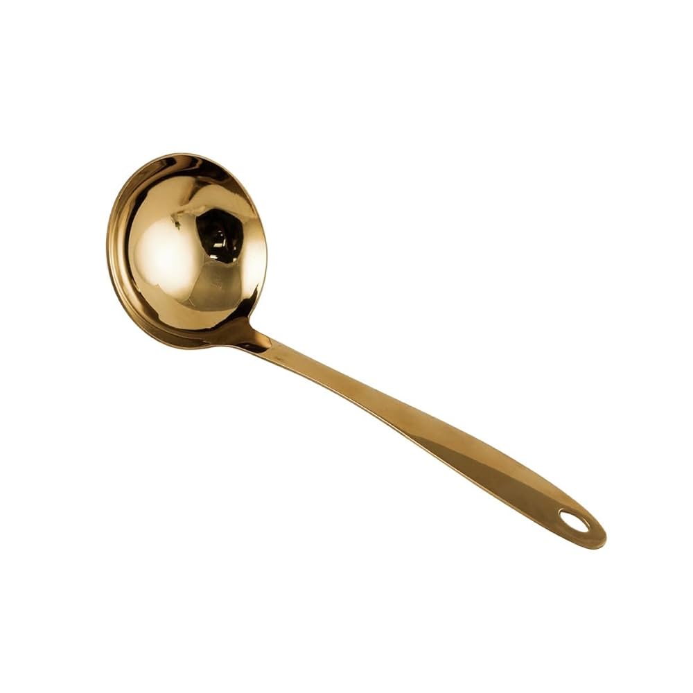 Stainless Steel Gold Ladle - Home Phase