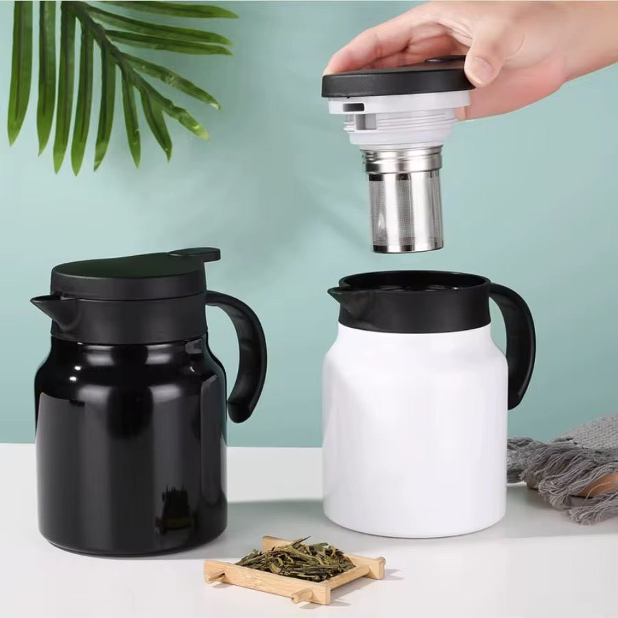 Stainless Steel Insulated Thermo Coffee Flask - 1 Litre - Style Phase Home