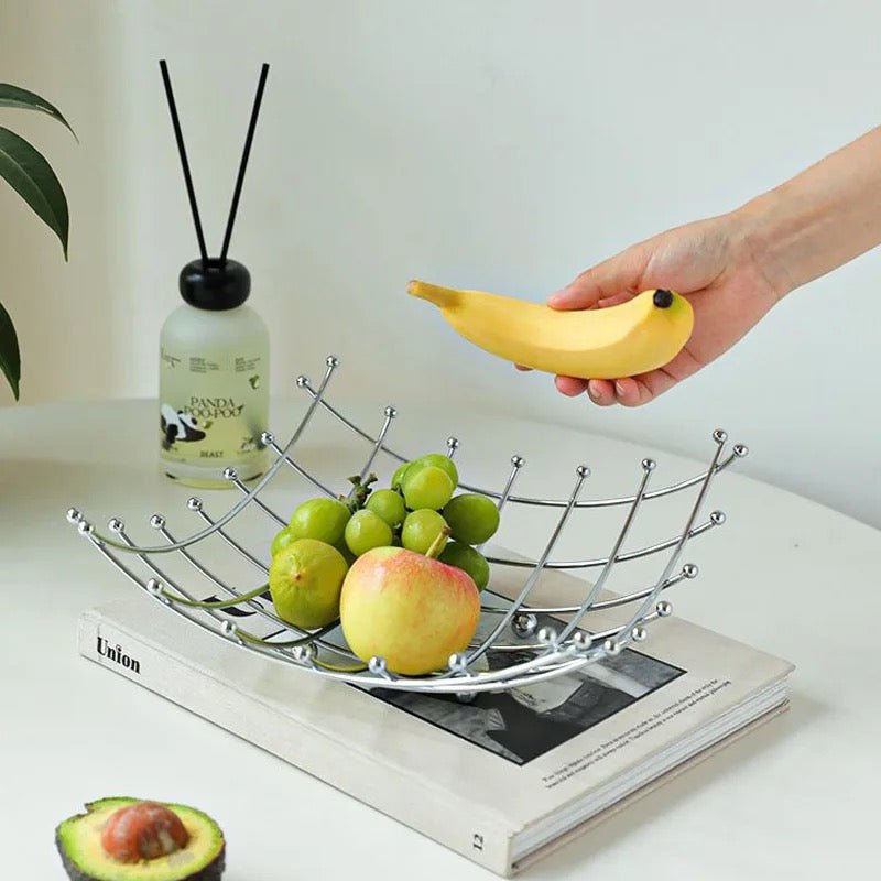 Stainless Steel Mesh Fruit Basket - Style Phase Home