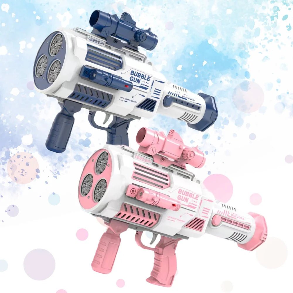 Supersized High Power Electric Automatic Bubble Gun Toy - Home Phase