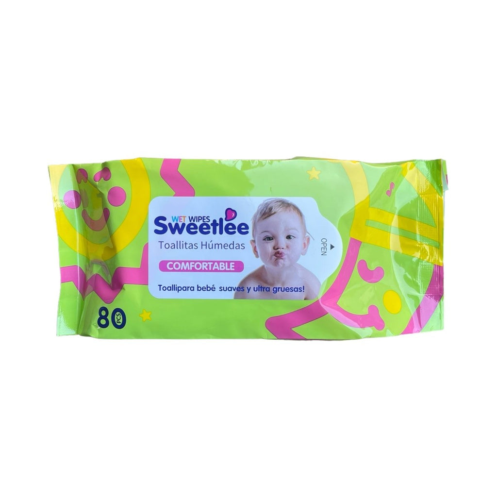 Sweetlee Wet Wipes - 80 Wipes - Style Phase Home