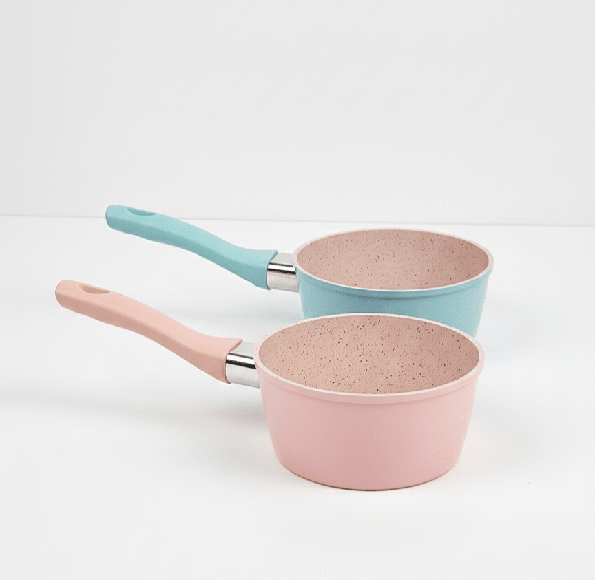 Synmore Marble Coated Forged Sauce Pan / Milk Pot - Home Phase