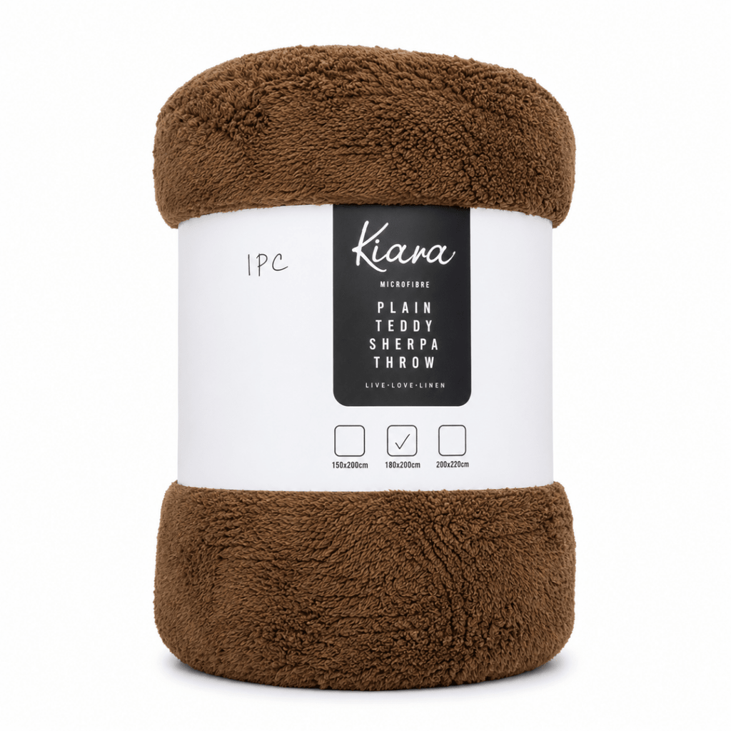 Teddy Sherpa Throw - 180 x 200 - Home Phase