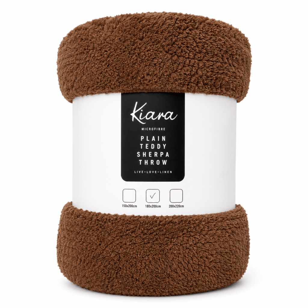 Teddy Sherpa Throw - 180 x 200 - Home Phase