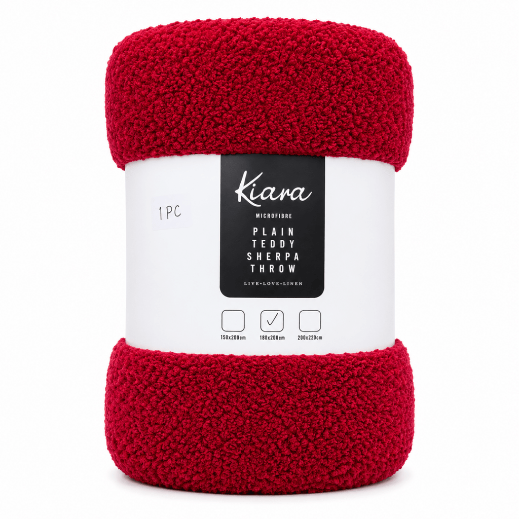 Teddy Sherpa Throw - 180 x 200 - Home Phase