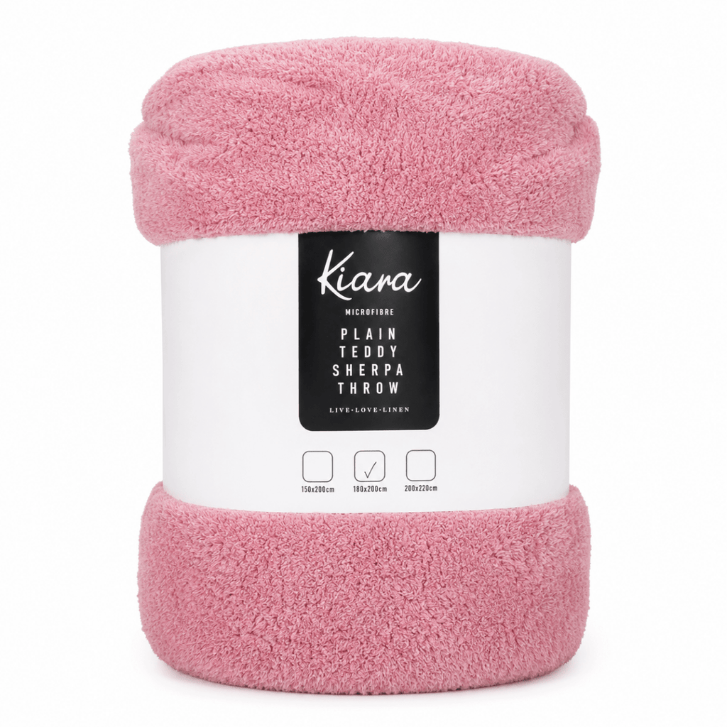 Teddy Sherpa Throw - 180 x 200 - Home Phase