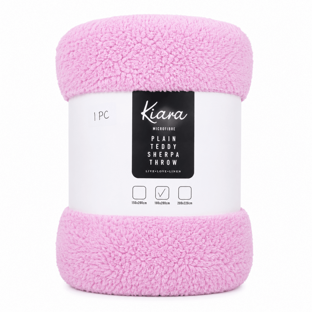 Teddy Sherpa Throw - 180 x 200 - Home Phase