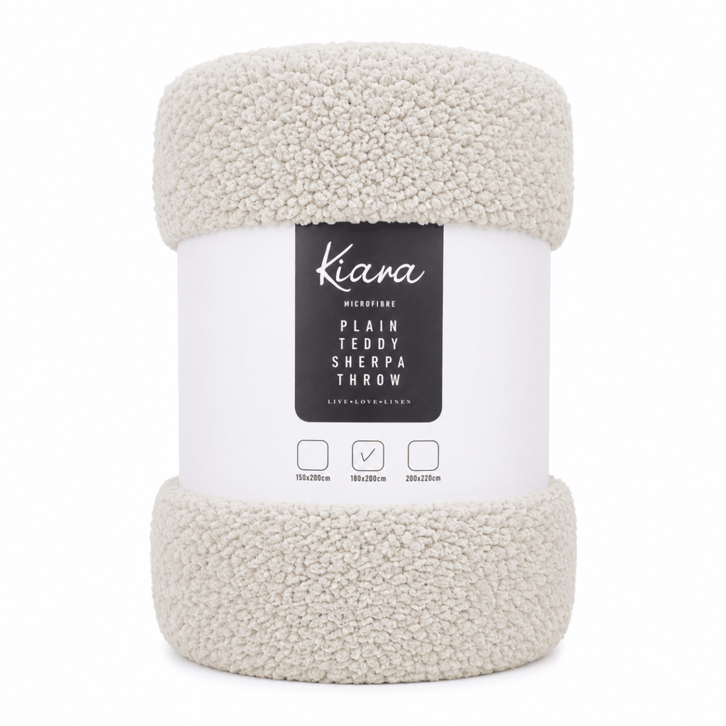 Teddy Sherpa Throw - 180 x 200 - Home Phase
