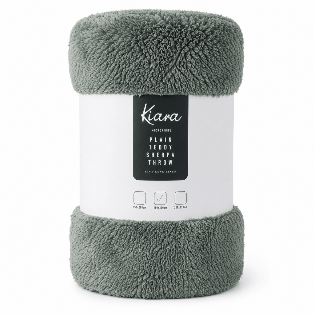 Teddy Sherpa Throw - 180 x 200 - Home Phase