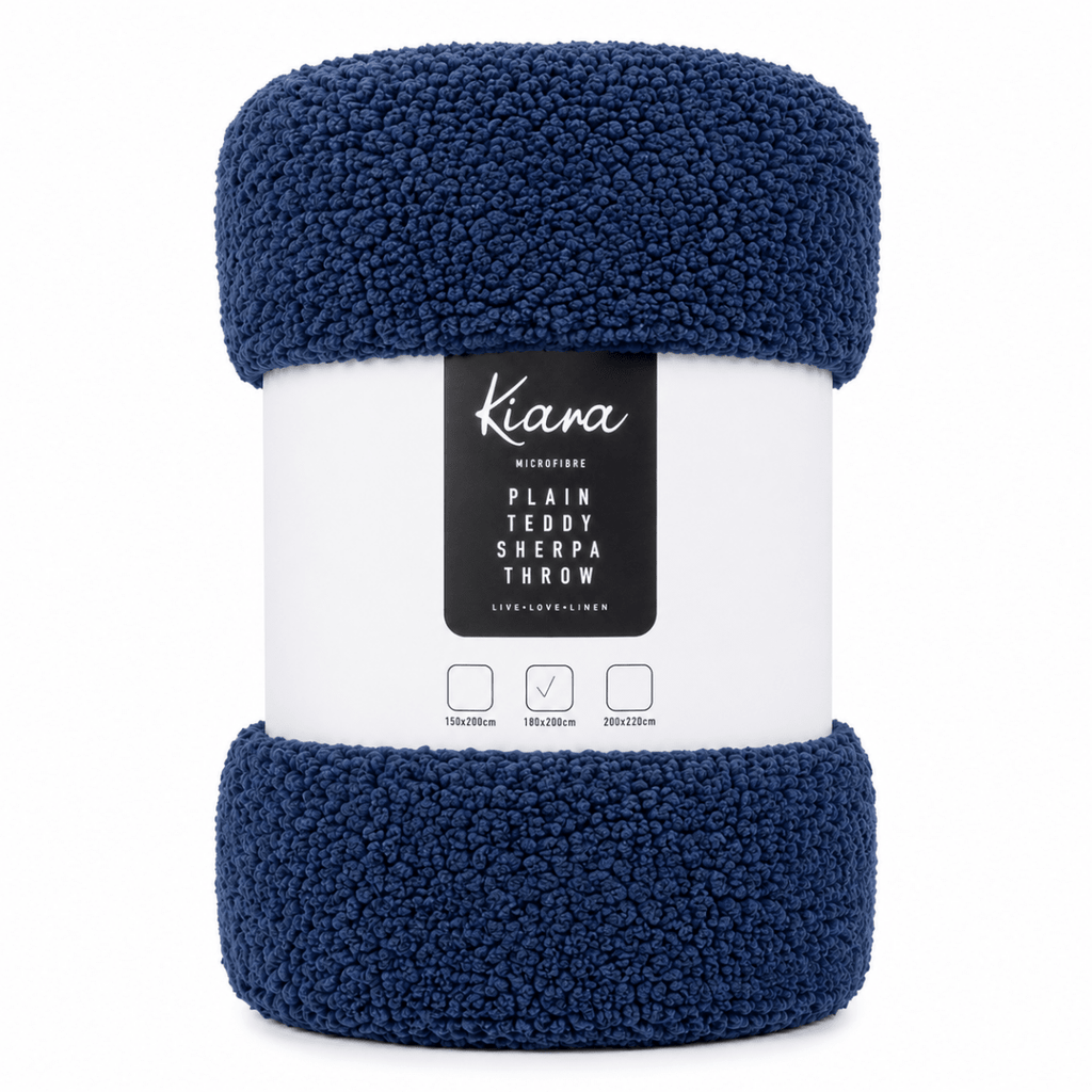Teddy Sherpa Throw - 180 x 200 - Home Phase