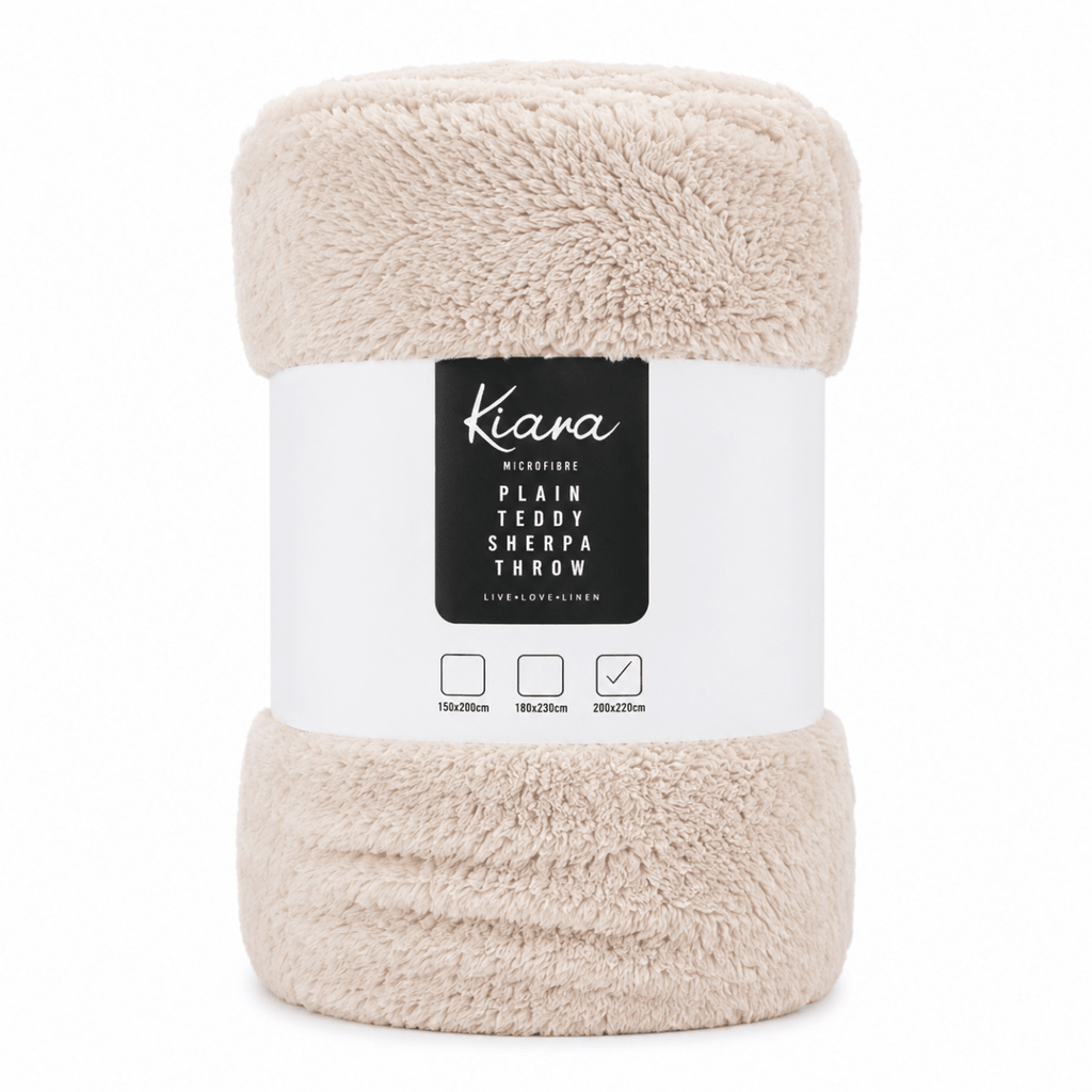 Teddy Sherpa Throw - 200 x 220 cm - Home Phase