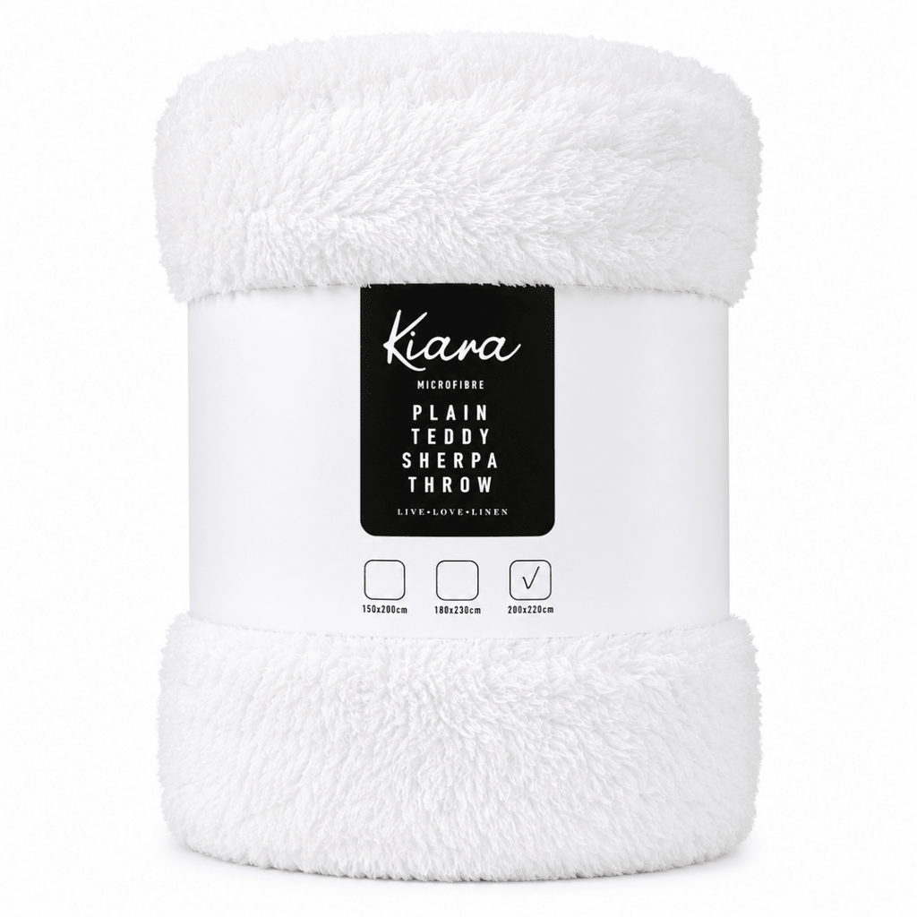 Teddy Sherpa Throw - 200 x 220 cm - Home Phase