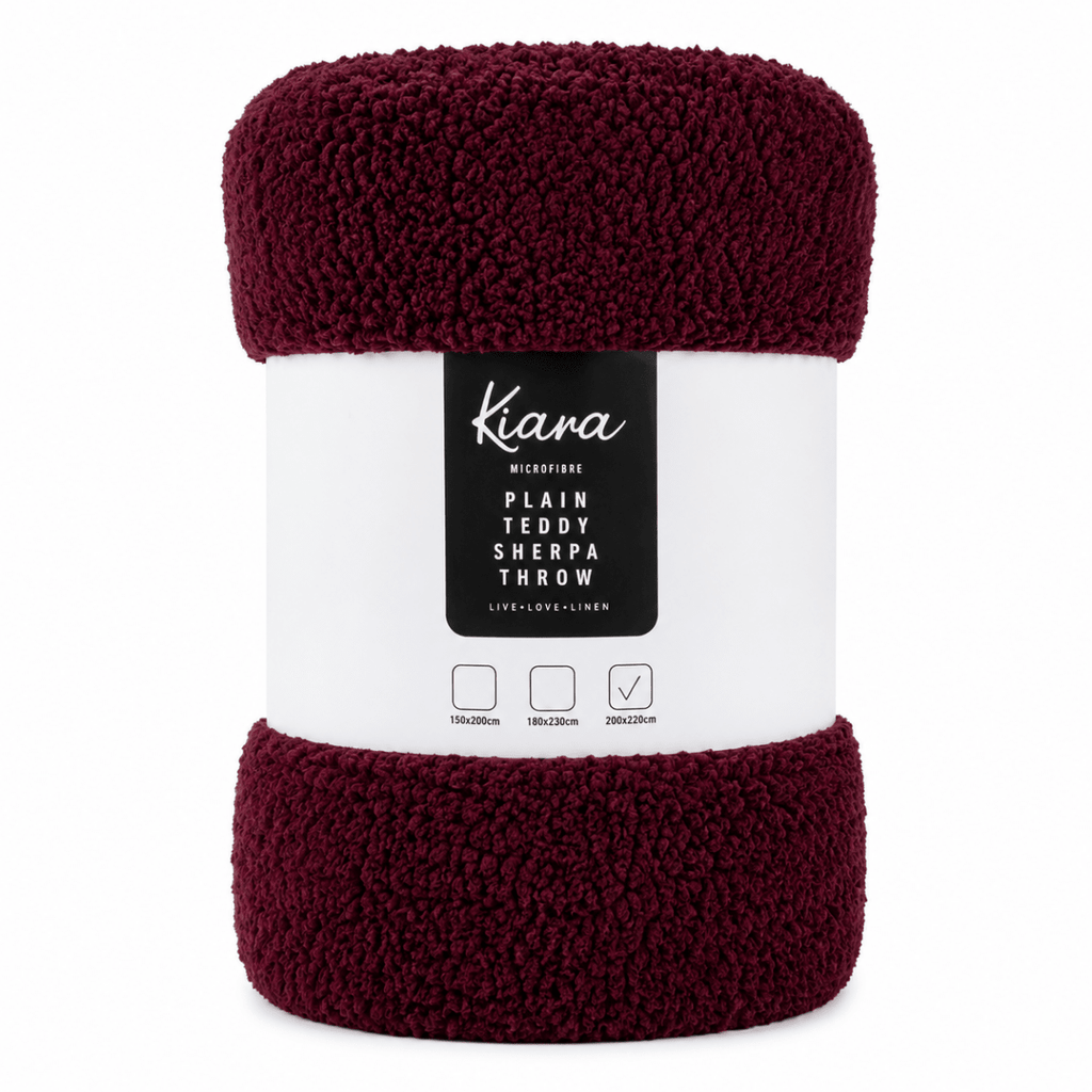 Teddy Sherpa Throw - 200 x 220 cm - Home Phase