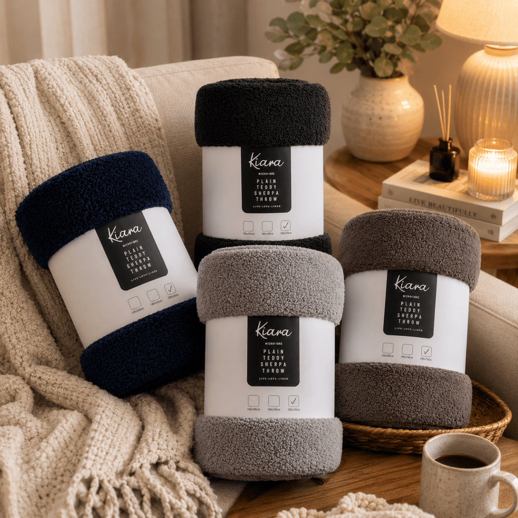 Teddy Sherpa Throw - 200 x 220 cm - Home Phase