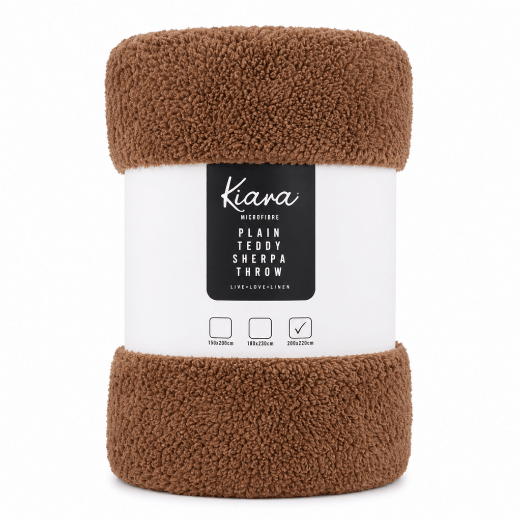 Teddy Sherpa Throw - 200 x 220 cm - Home Phase