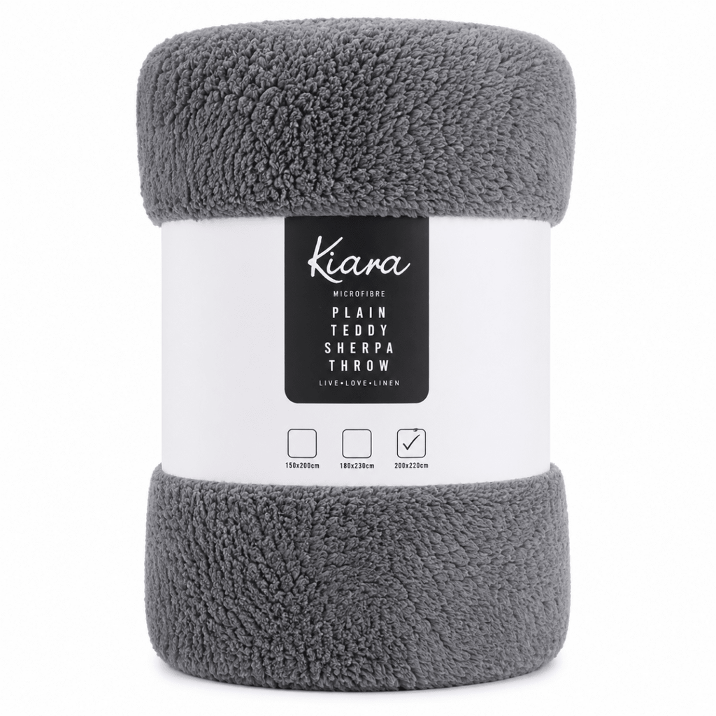 Teddy Sherpa Throw - 200 x 220 cm - Home Phase