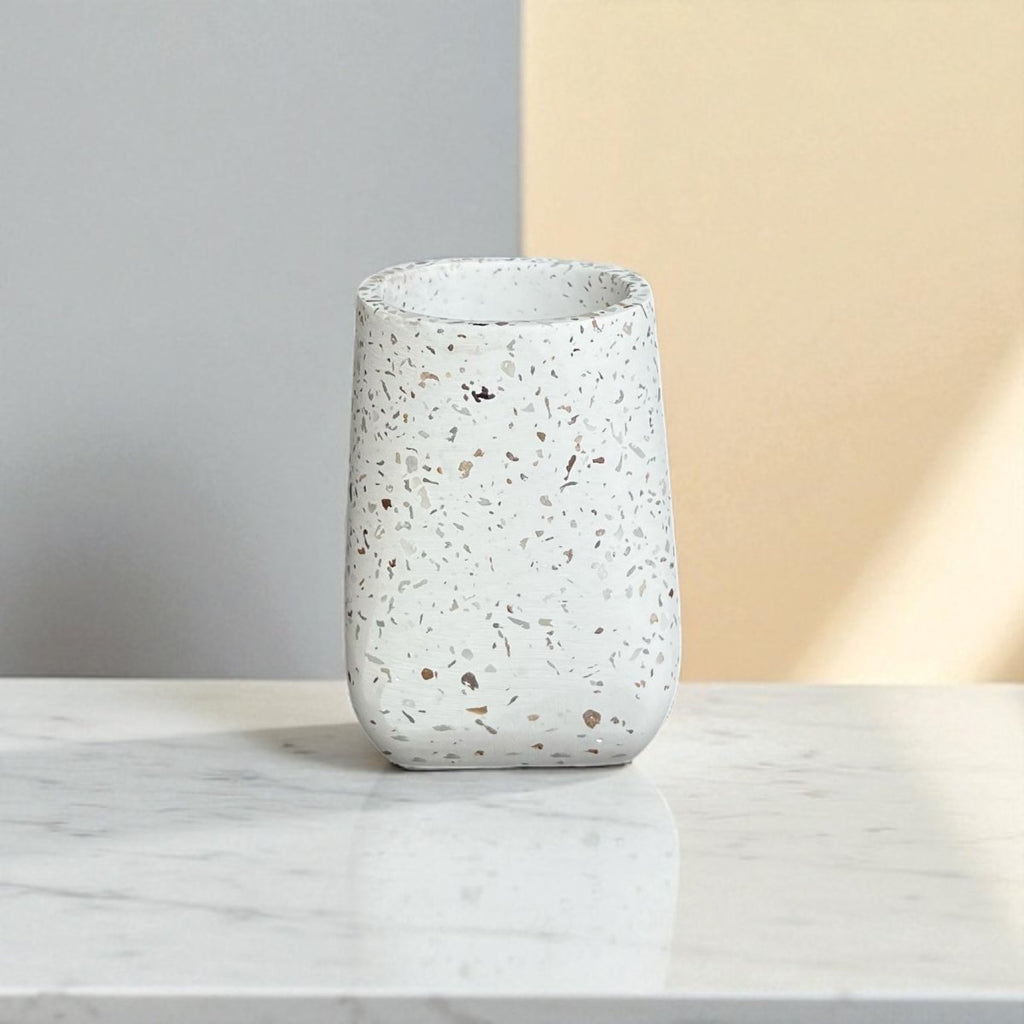 Terrazzo Concrete Brush Holder - Home Phase