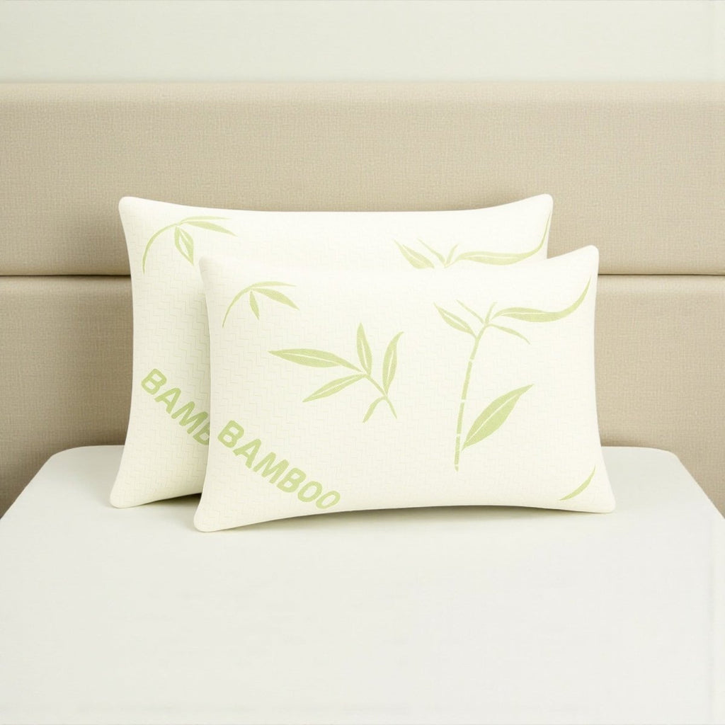 Twin Pack Bamboo Pillow - Standard Size - Home Phase