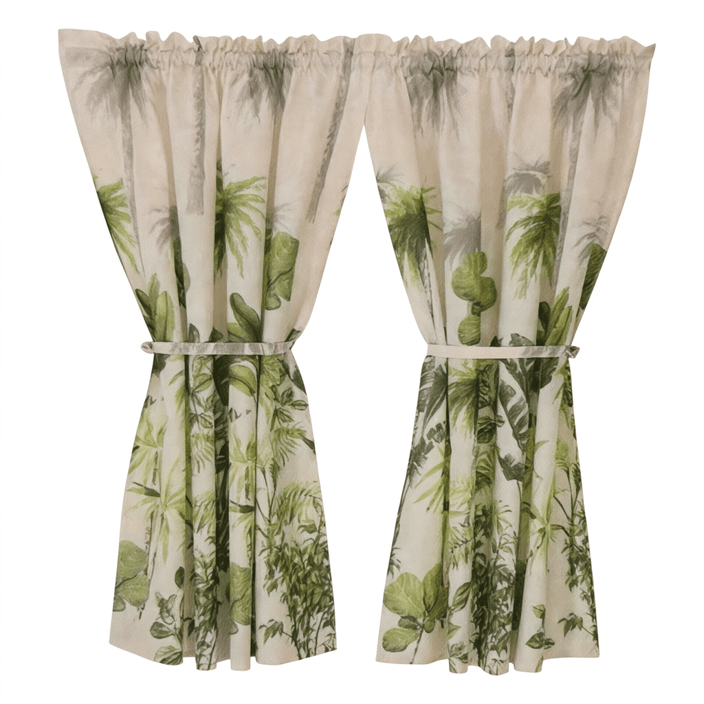 Twin Pack Kiara Cafe Curtain - 110 x 120 cm - Home Phase