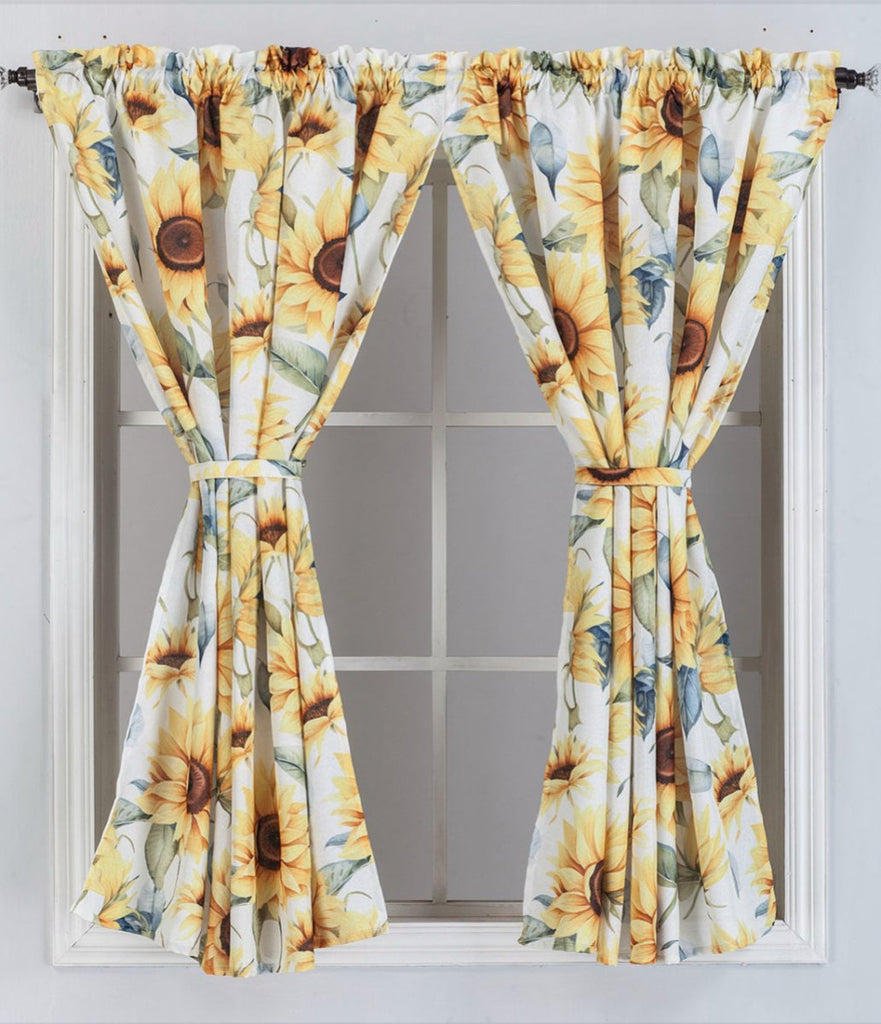 Twin Pack Kiara Cafe Curtain - 110 x 120 cm - Style Phase Home