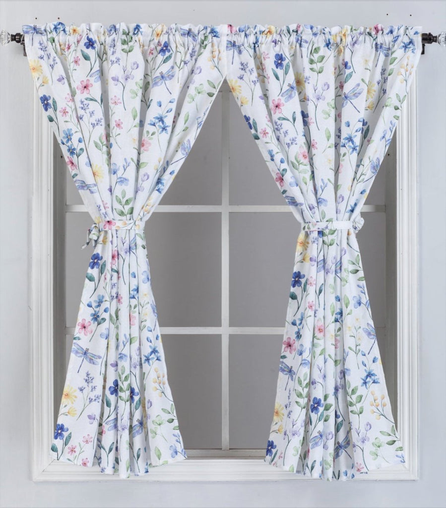Twin Pack Kiara Cafe Curtain - 110 x 120 cm - Style Phase Home