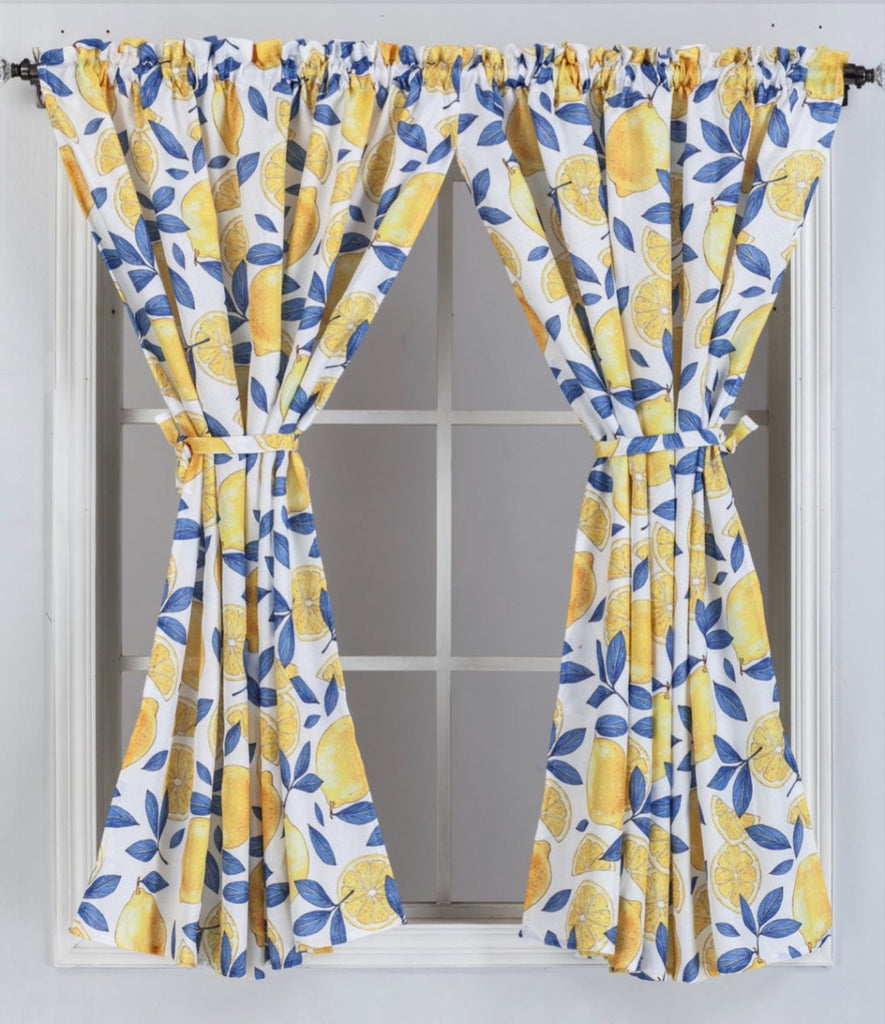 Twin Pack Kiara Cafe Curtain - 110 x 120 cm - Style Phase Home