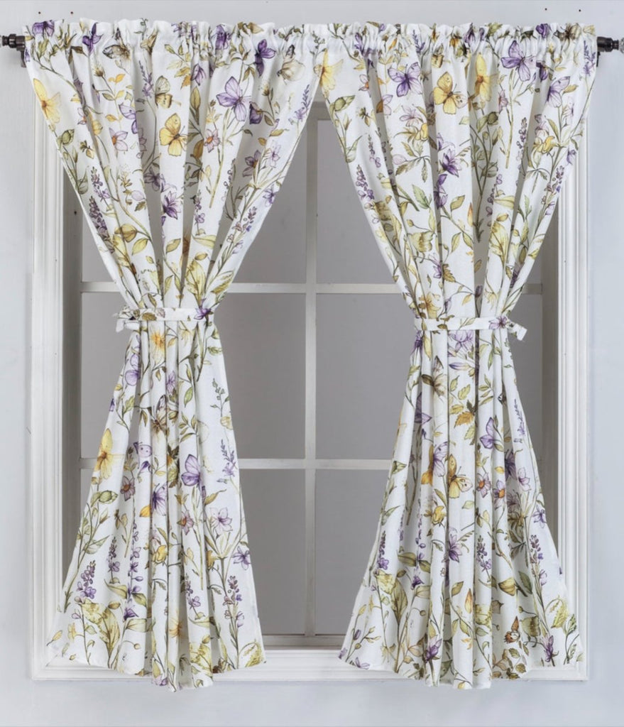 Twin Pack Kiara Cafe Curtain - 110 x 120 cm - Style Phase Home