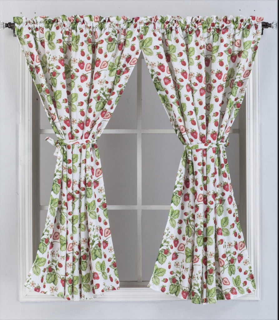 Twin Pack Kiara Cafe Curtain - 110 x 120 cm - Style Phase Home