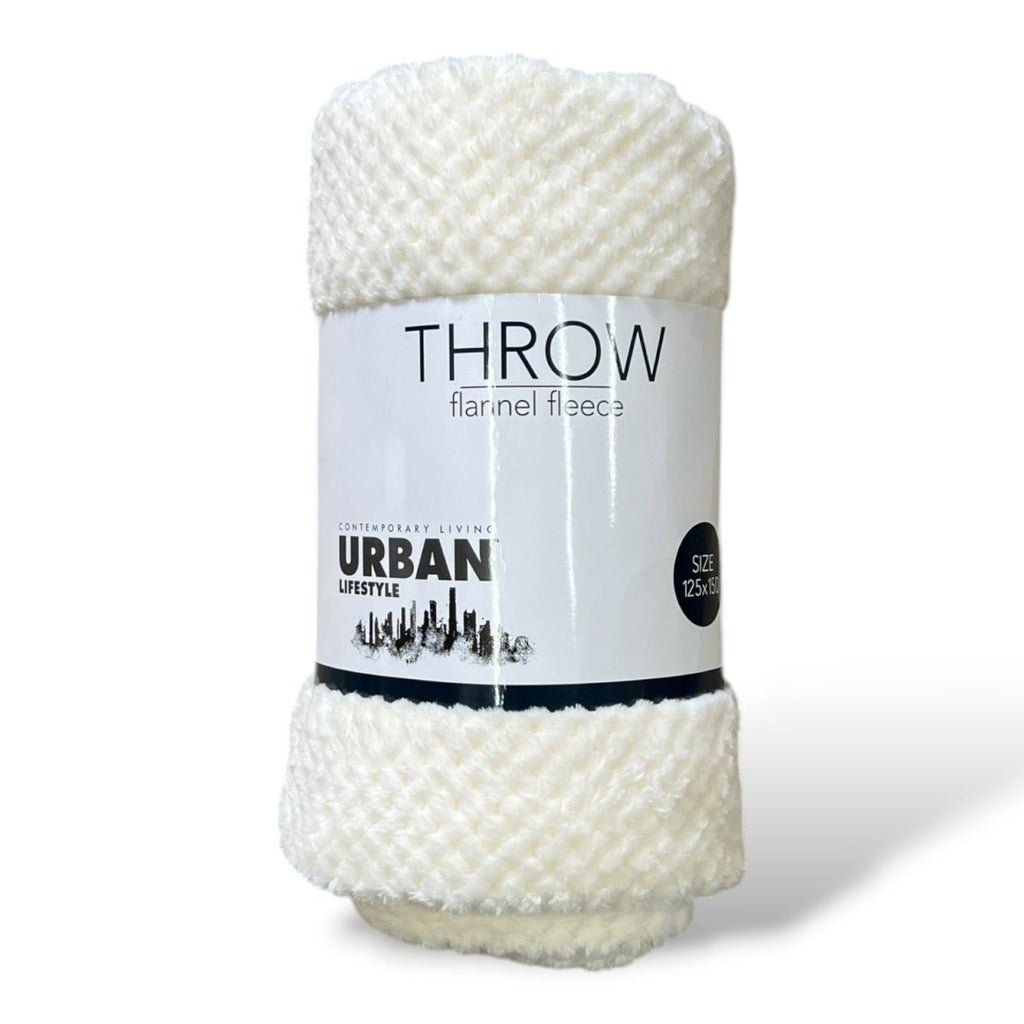 Urban Coral Fleece Throw - 125 x 150 cm - Home Phase