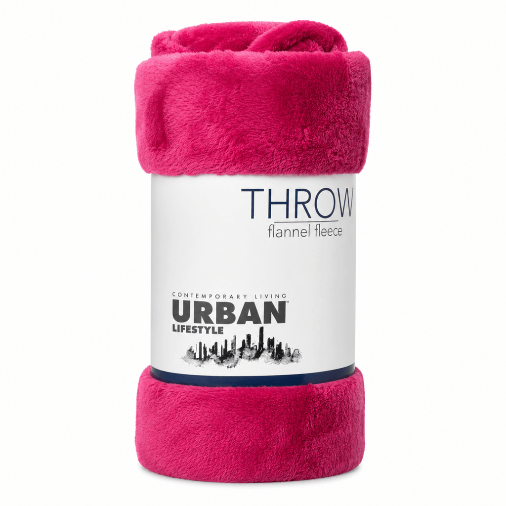 Urban Coral Fleece Throw - 125 x 150 cm - Home Phase