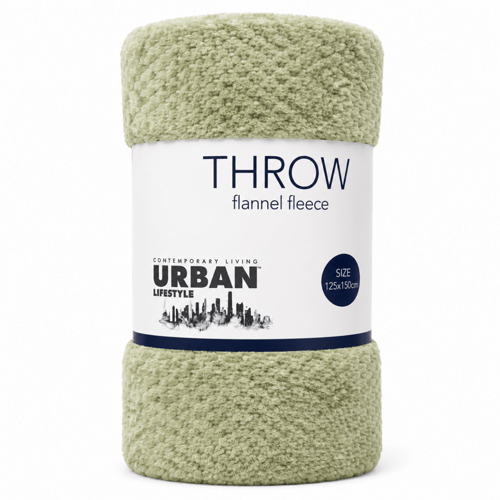 Urban Coral Fleece Throw - 125 x 150 cm - Home Phase