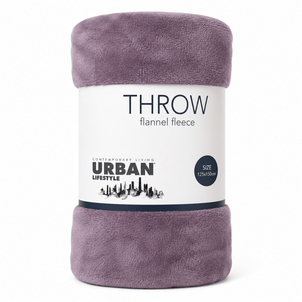 Urban Coral Fleece Throw - 125 x 150 cm - Home Phase