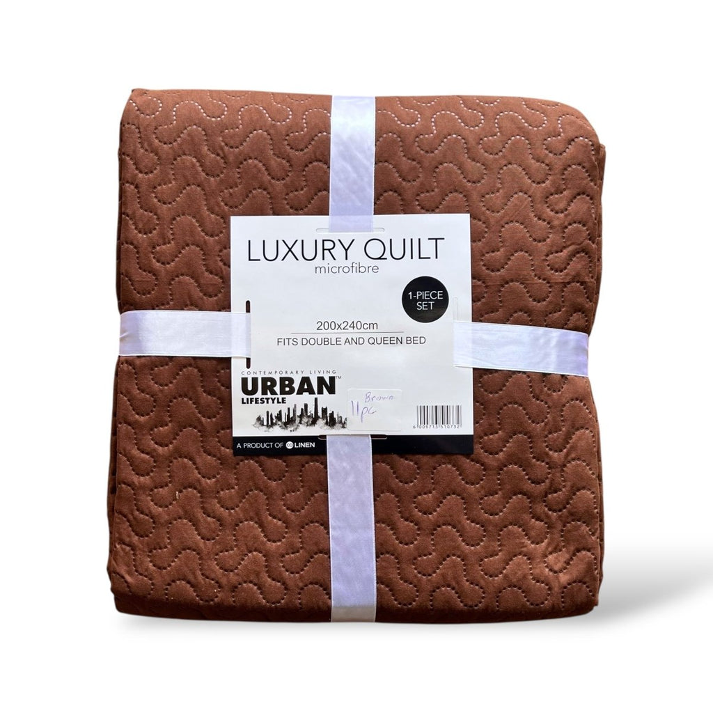 Urban Lifestyle Quilt - Double/Queen - 200 x240 - Assorted Design - Home Phase
