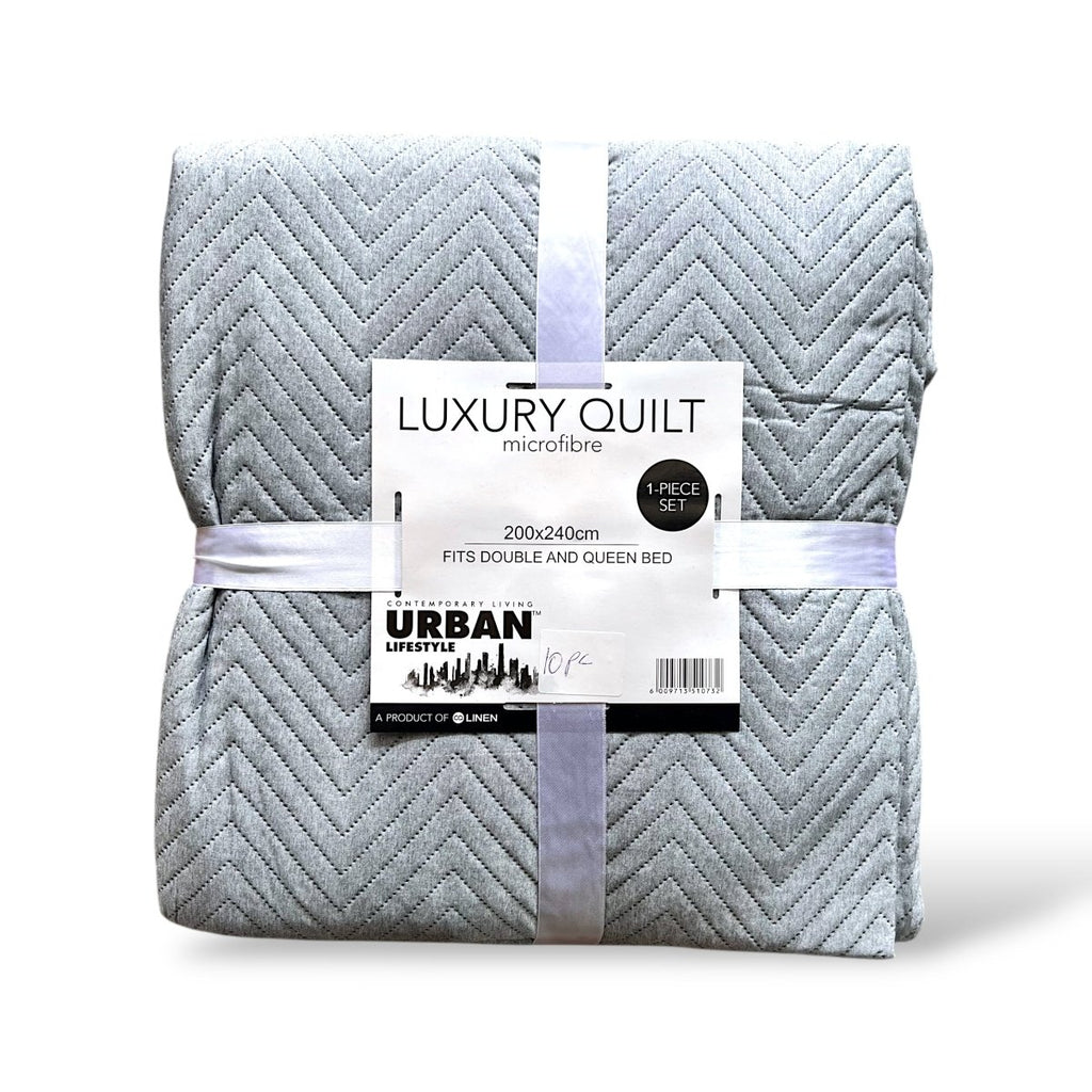 Urban Lifestyle Quilt - Double/Queen - 200 x240 - Assorted Design - Home Phase