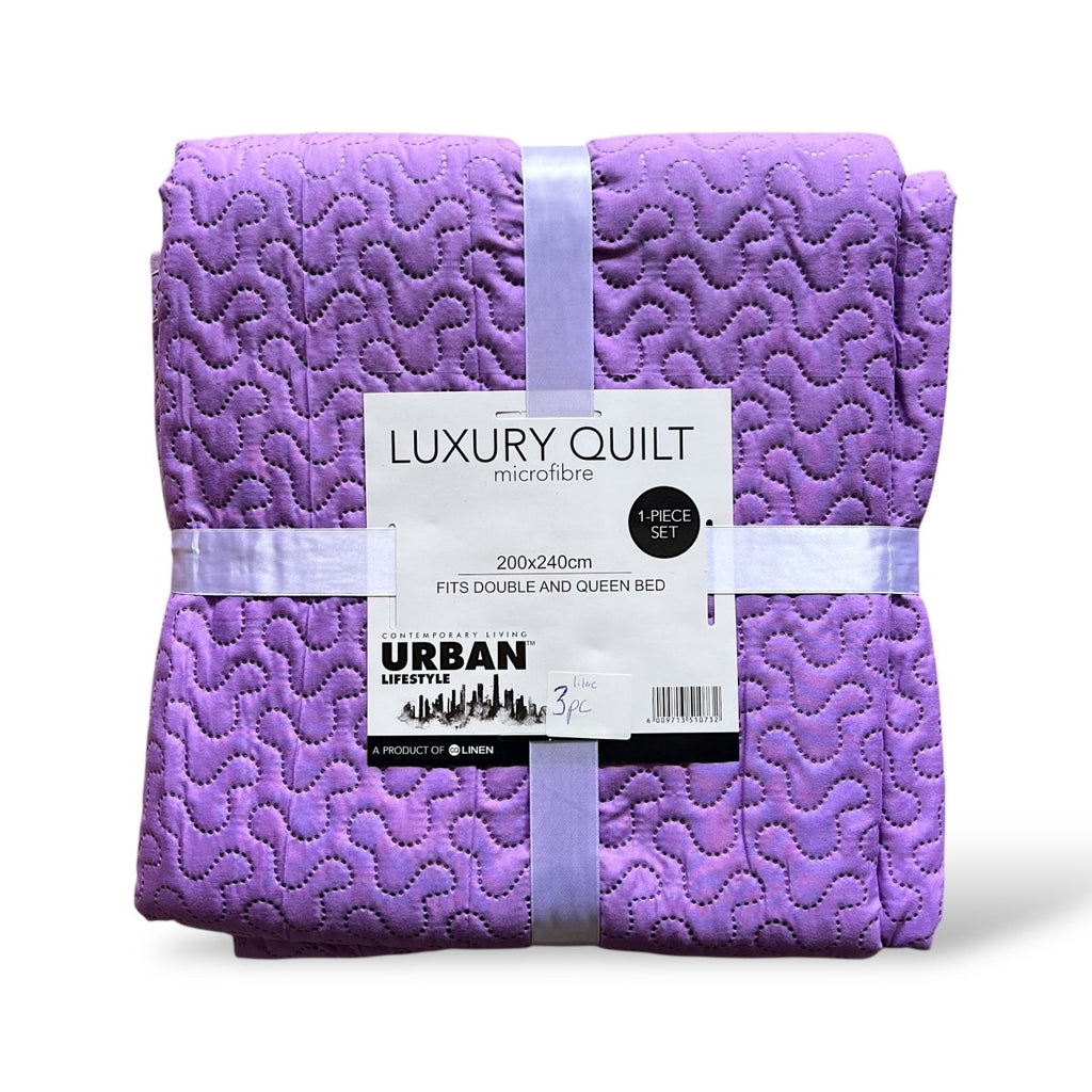 Urban Lifestyle Quilt - Double/Queen - 200 x240 - Assorted Design - Home Phase